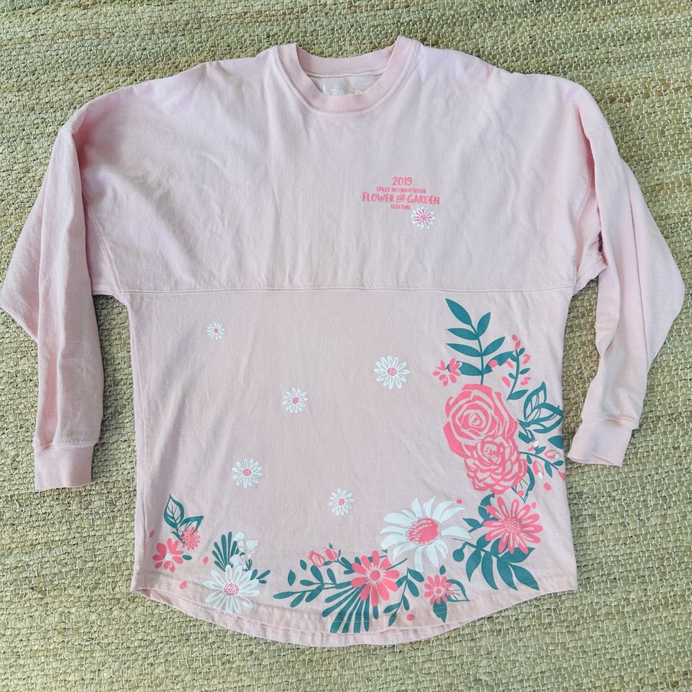 Disney Spirit Jersey 2019‎ Epcot International Flower & Garden Festival pink S